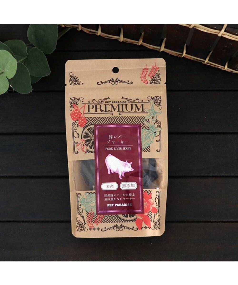 PET PARADISE プレミアム 国産 豚レバージャーキー 40g 