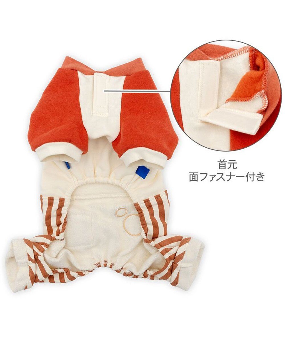 PET PARADISE ディズニー ミッキーマウス ストライプ パンツつなぎ 小型犬 