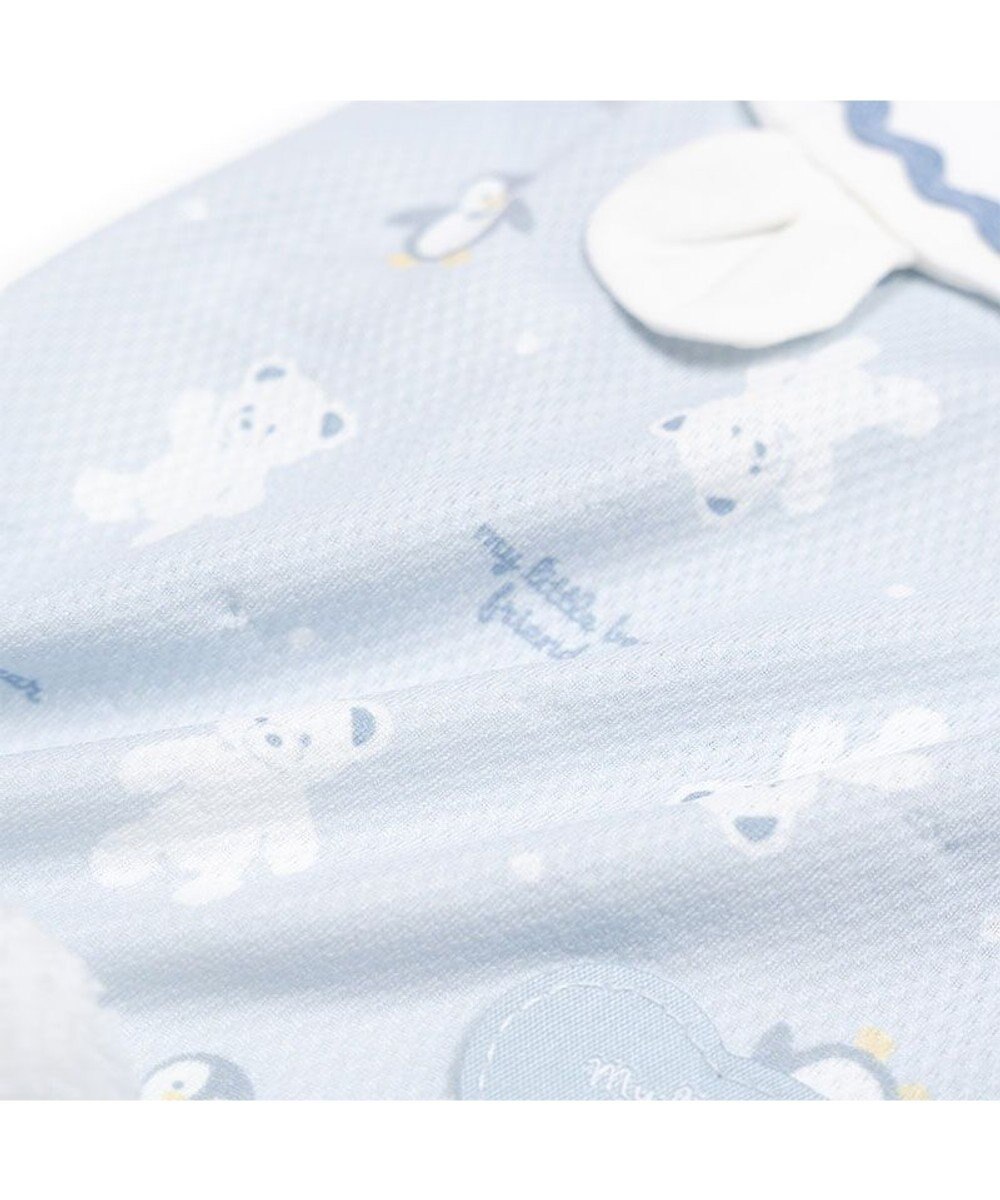 ラップケット ホワイト クマ刺繍付き ペットパラダイス ポケットクール タンクトップ 《しろくま襟