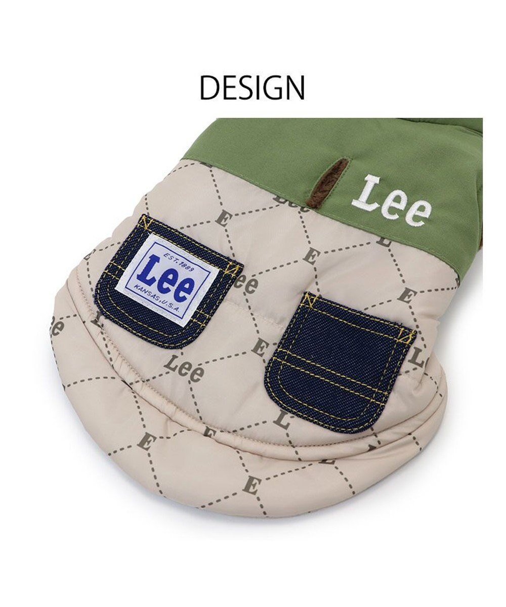 PET PARADISE LEE 綿入ベスト モノグラム 《カーキー》 小型犬 