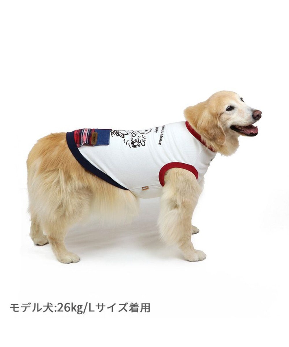 PET PARADISE スヌーピー ペティヒート プレミアム タンクトップ 《ハッピーダンス柄 》中型犬 大型犬