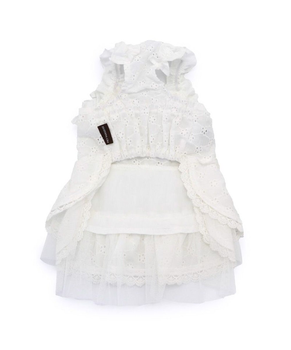 PET PARADISE ペットパラダイス アイレット レース ワンピース 小型犬 