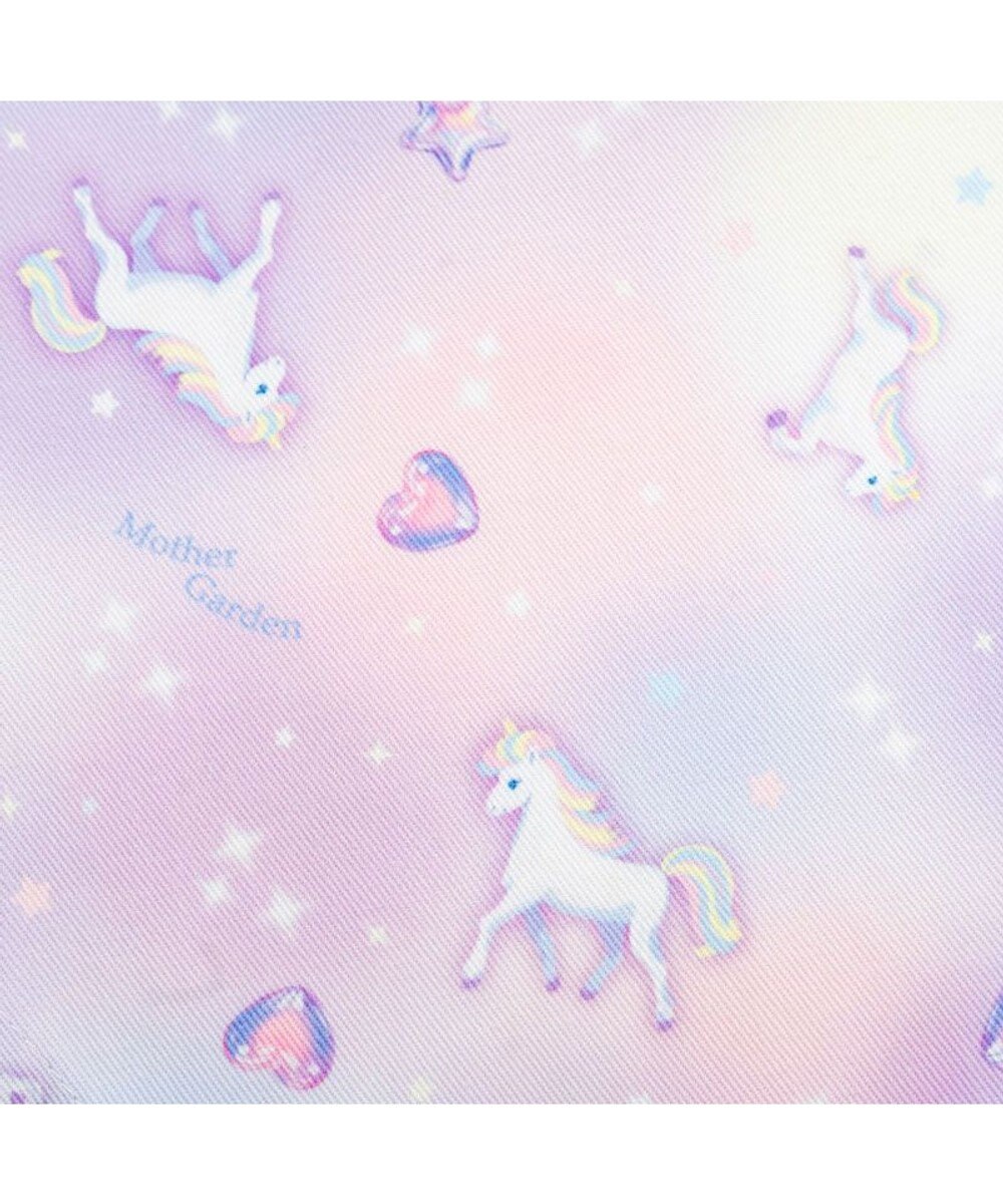 Mother garden マザーガーデン ユニコーン  学童布バッグ ＆ 巾着4点セット 《ぷっくり柄》 