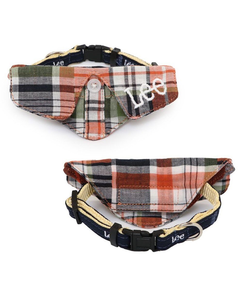 PET PARADISE Lee チェック襟付首輪 ３Ｓ 小型犬 