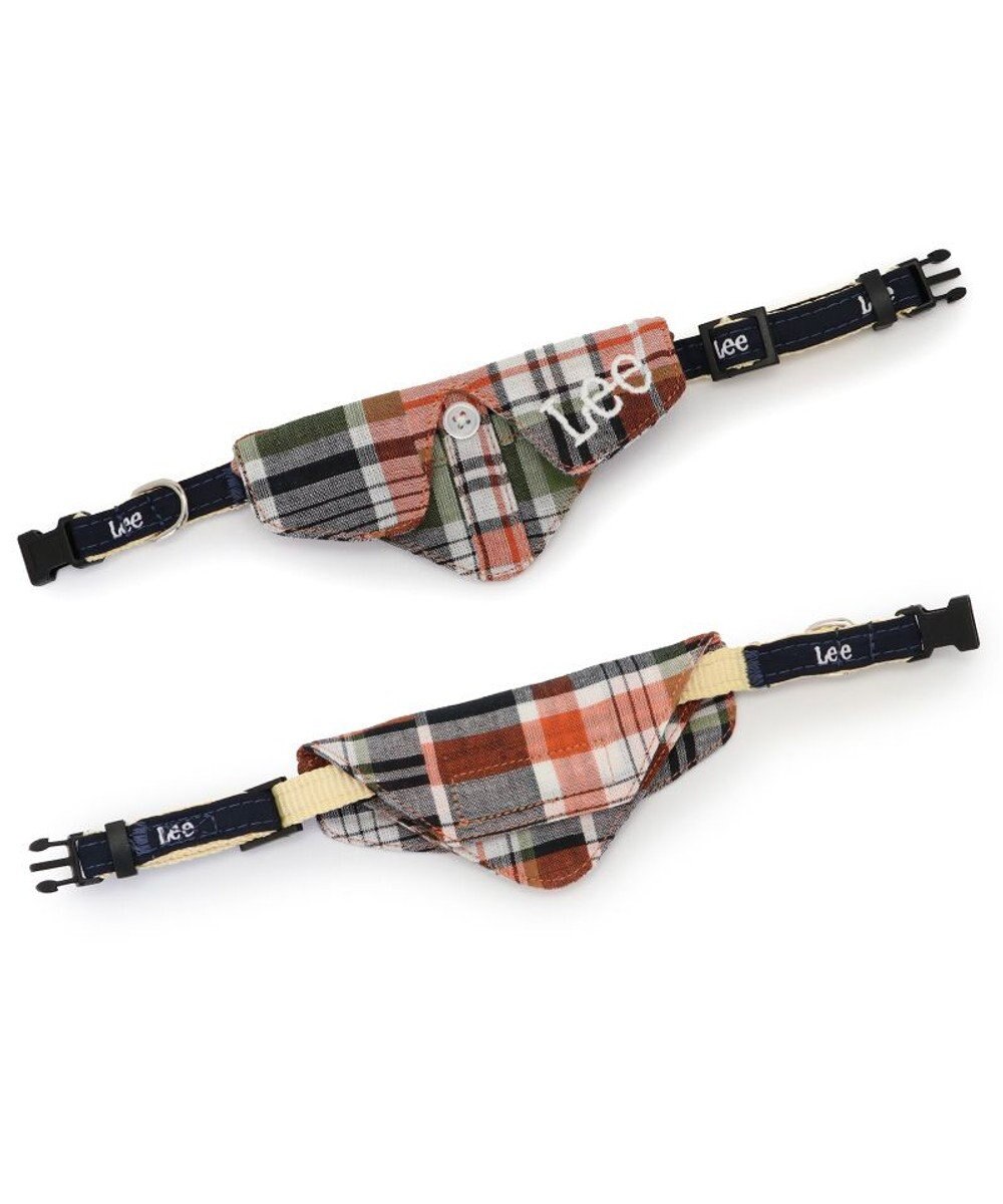 PET PARADISE Lee チェック襟付首輪 3S 小型犬