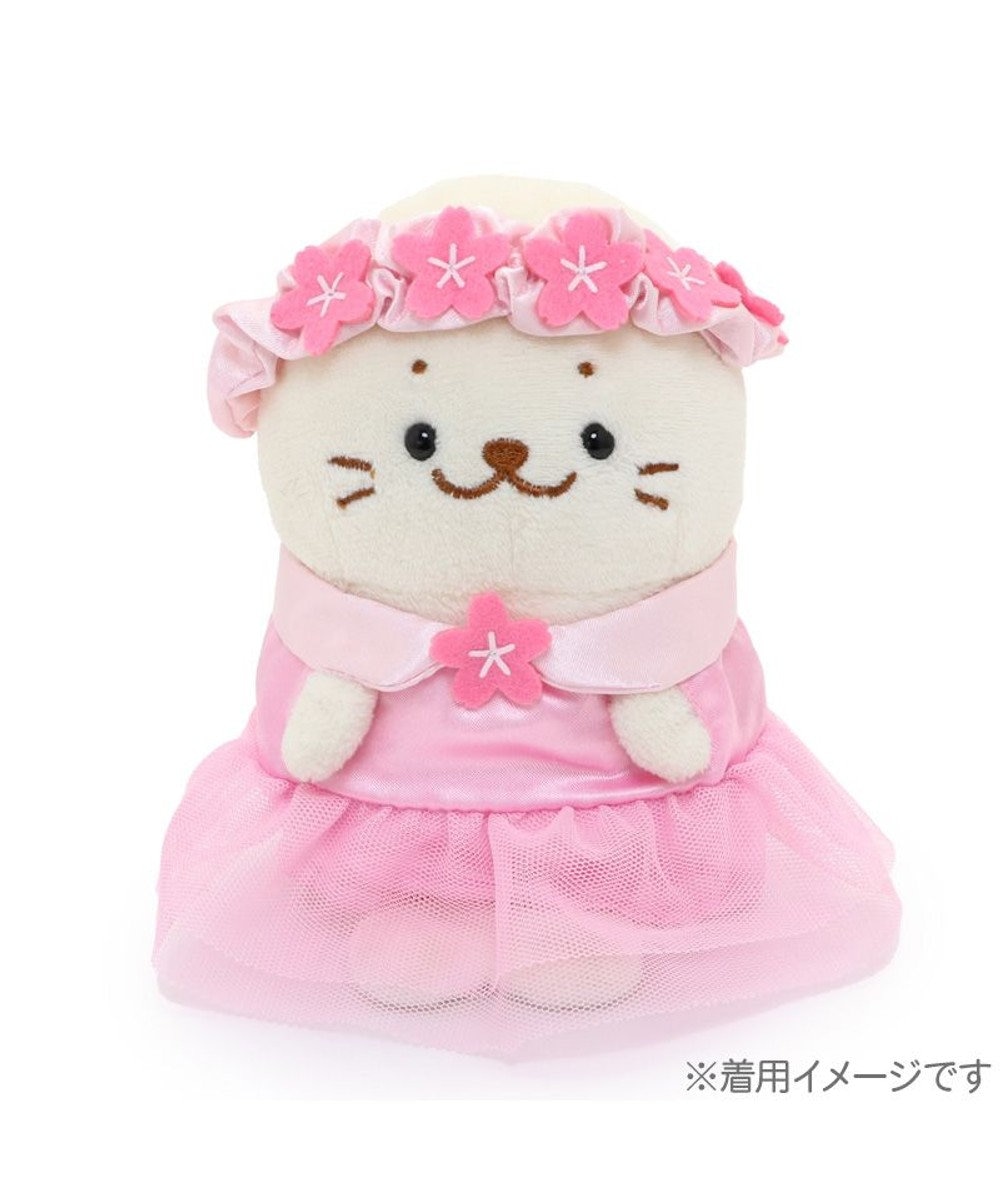 Mother garden しろたん ついてきちゃうしろたん マスコット 着せ替え服 お花ドレス＆花冠 