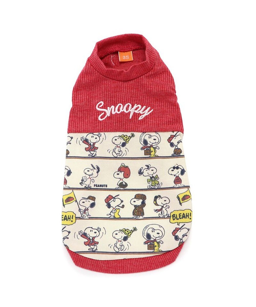 PET PARADISE スヌーピー パッチ付き タンクトップ 《レッド》【小型犬】 