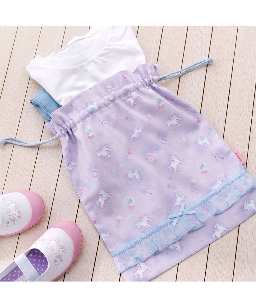 Mother garden マザーガーデン ユニコーン 巾着 大《ファンシー柄》 