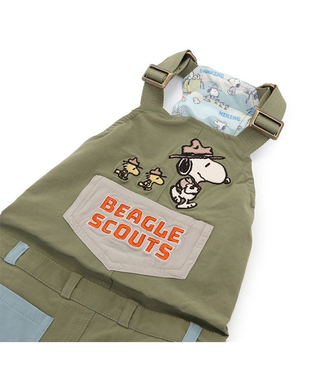 PET PARADISE スヌーピー ビーグルスカウト オーバーオール 《キャンプ柄》 中型犬 