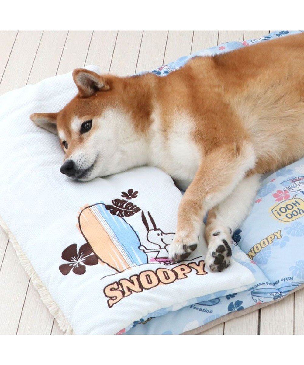 PET PARADISE スヌーピー クール ロールマット 《サーフ柄》 Ｌ 