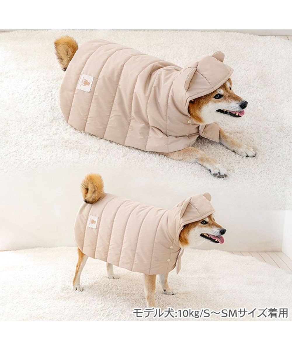 PET PARADISE ペットパラダイス くまちゃん フード付 防寒 ブランケット 大 