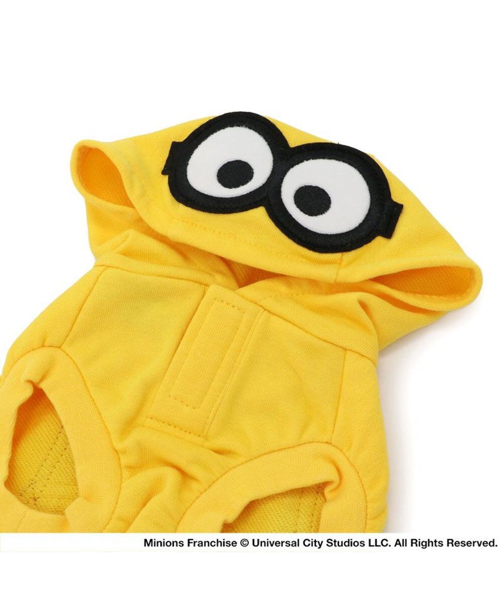 PET PARADISE ミニオン オーバーオール風 パーカー 中型犬 