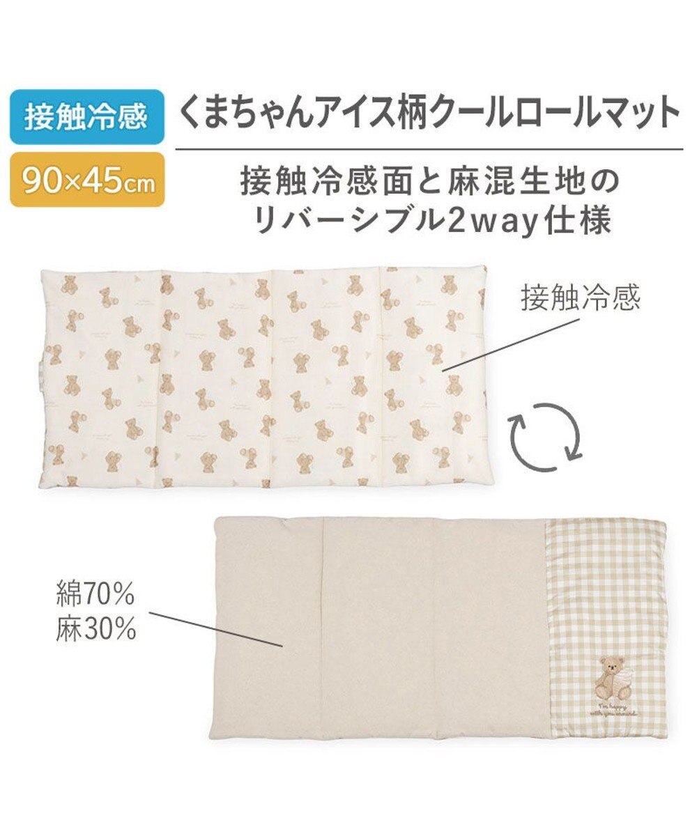 PET PARADISE ペットパラダイス くまちゃん クール ロールマット 《アイス柄》 