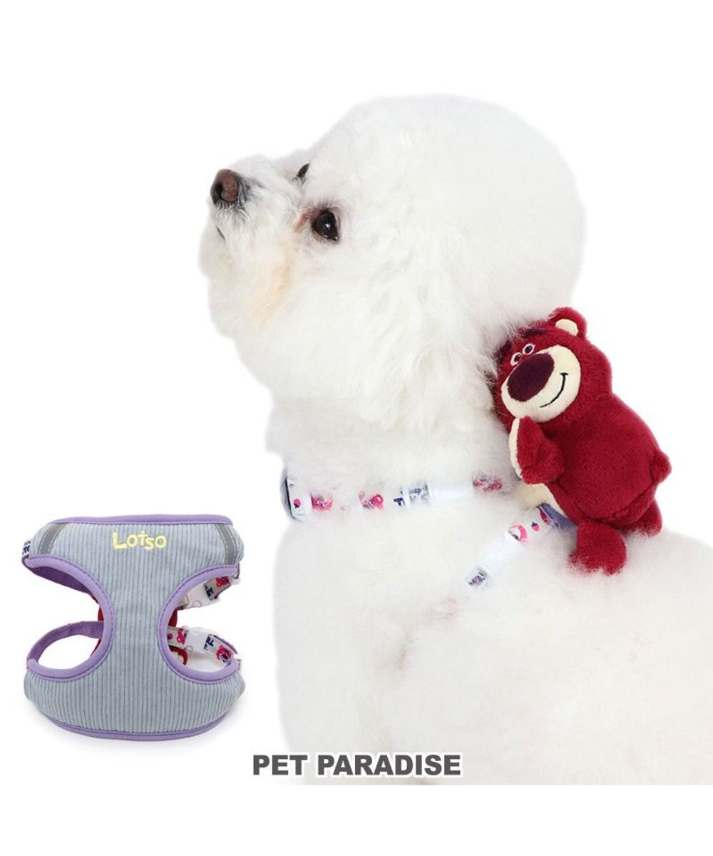PET PARADISE ディズニー トイ・ストーリー ロッツォ マスコット付き ハーネス ３Ｓ 超小型犬 小型犬 ピンク（濃）