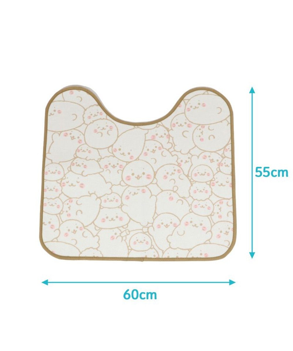 みーたん様 しろたん トイレマット つみつみ柄 55cm×60cm トイレ用品