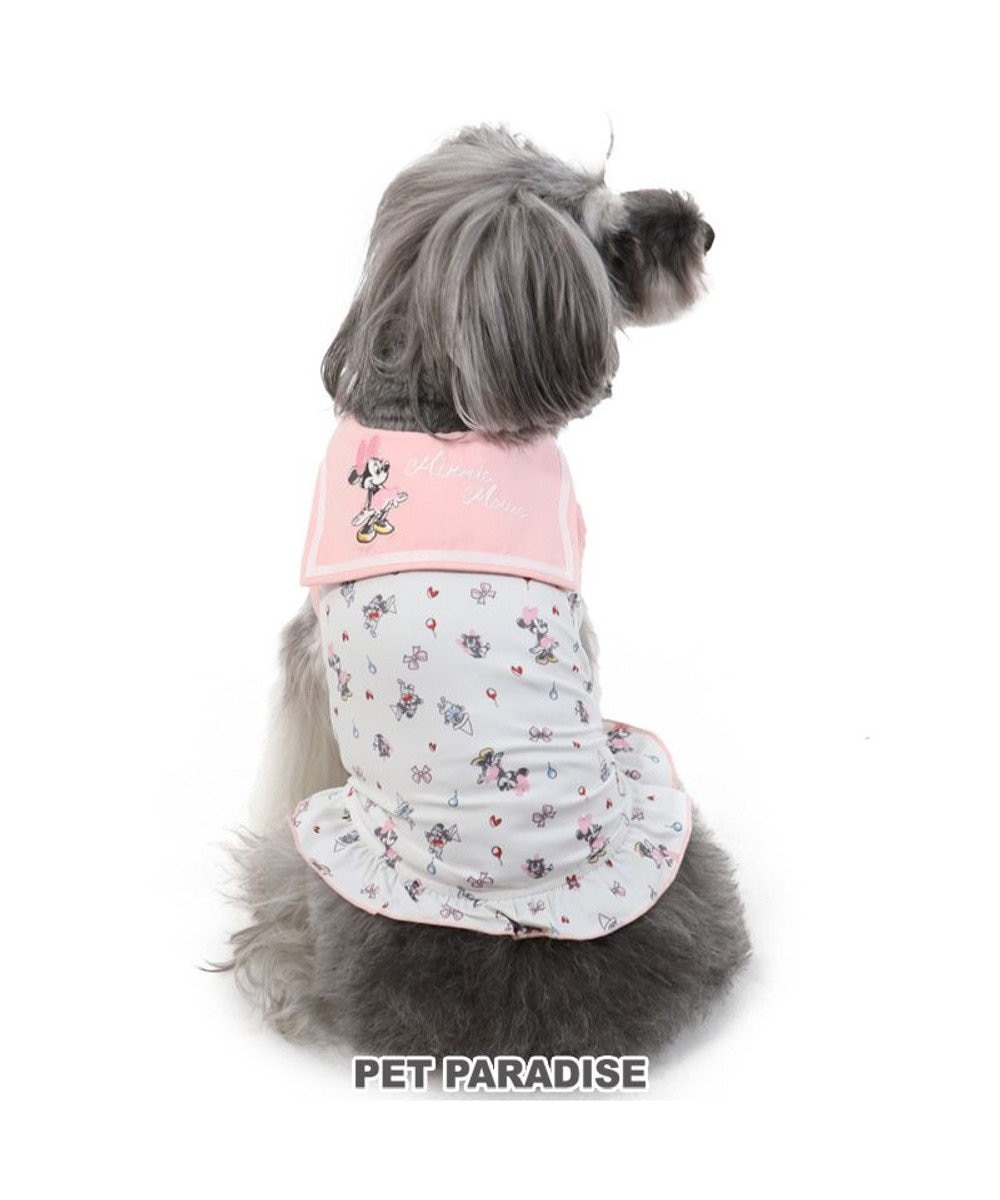 PET PARADISE 犬 夏服 ひんやり クール ペットパラダイス ディズニー ミニーマウス クール 接触冷感 虫よけ セーラー タンクトップ 〔小型犬〕 超小型犬 小型犬 天竺 ひんやり 夏 涼感 冷却 吸水速乾 クールマックス ピンク（淡）