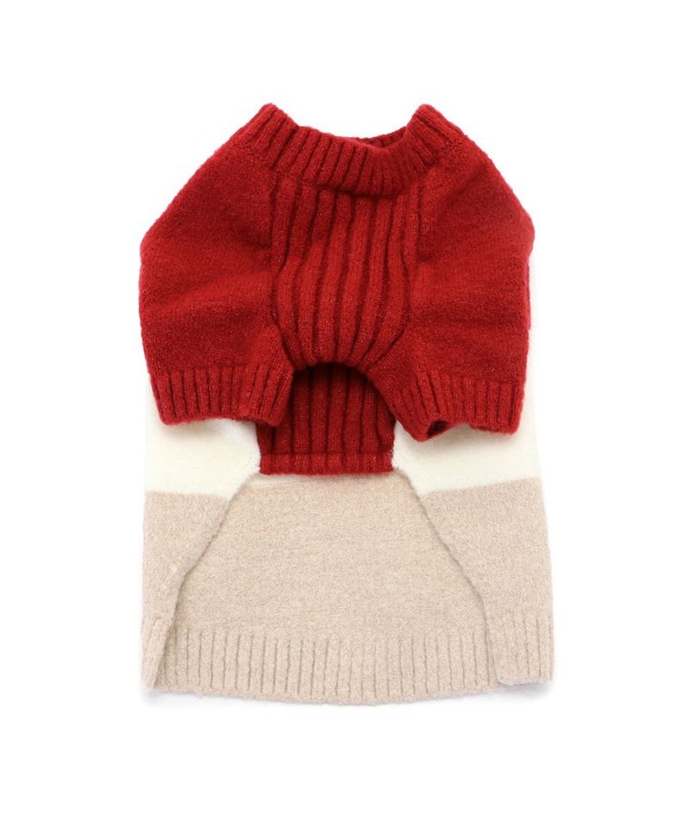 PET PARADISE J.PRESS モヘア トリコロール ニット  小型犬