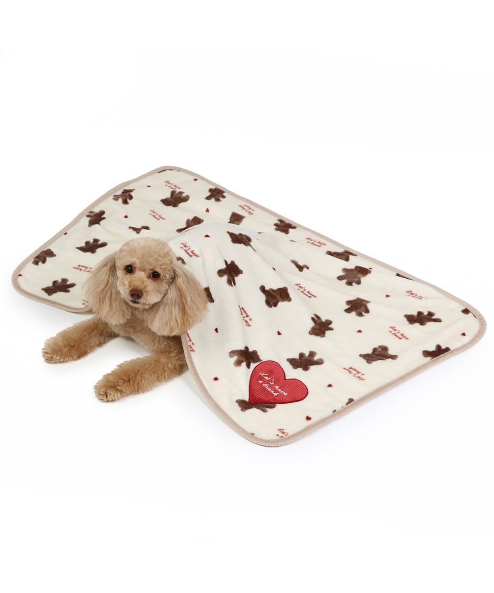 PET PARADISE ペットパラダイス ブランケット 《くまちゃん柄》 90×60cm 