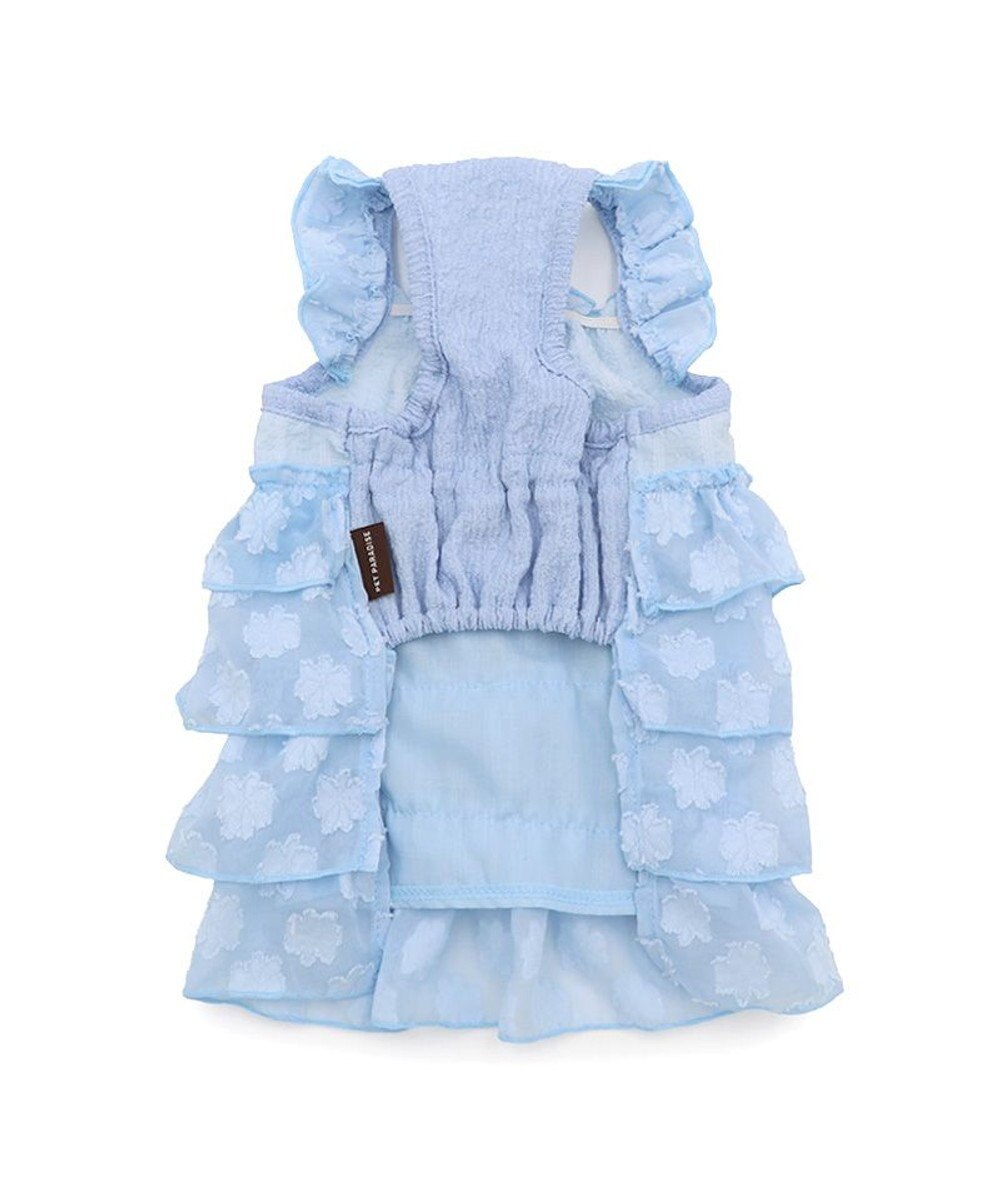 PET PARADISE ペットパラダイス お花 ふりふり ワンピース 《ブルー》 小型犬 