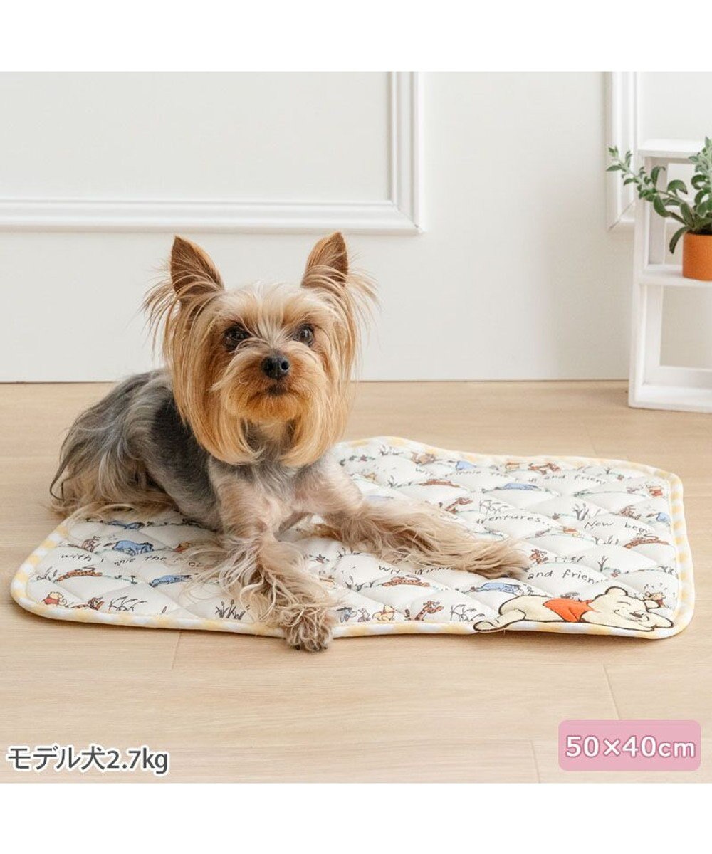 PET PARADISE ディズニー くまのプーさん クールマット 《のんびり柄》S 