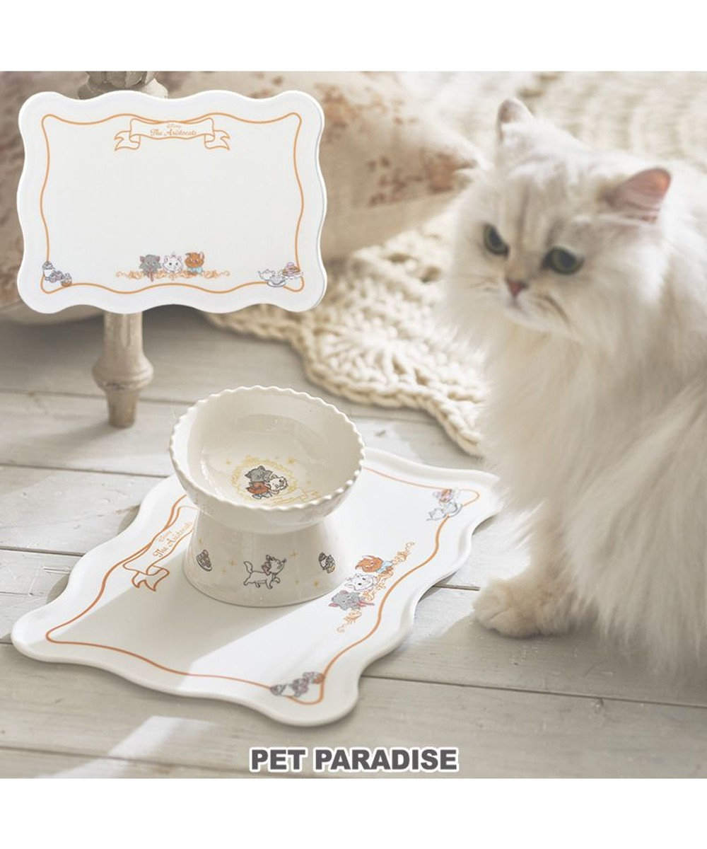 PET PARADISE ◆◆ ディズニー ３兄弟 猫 シリコンマット ホワイト