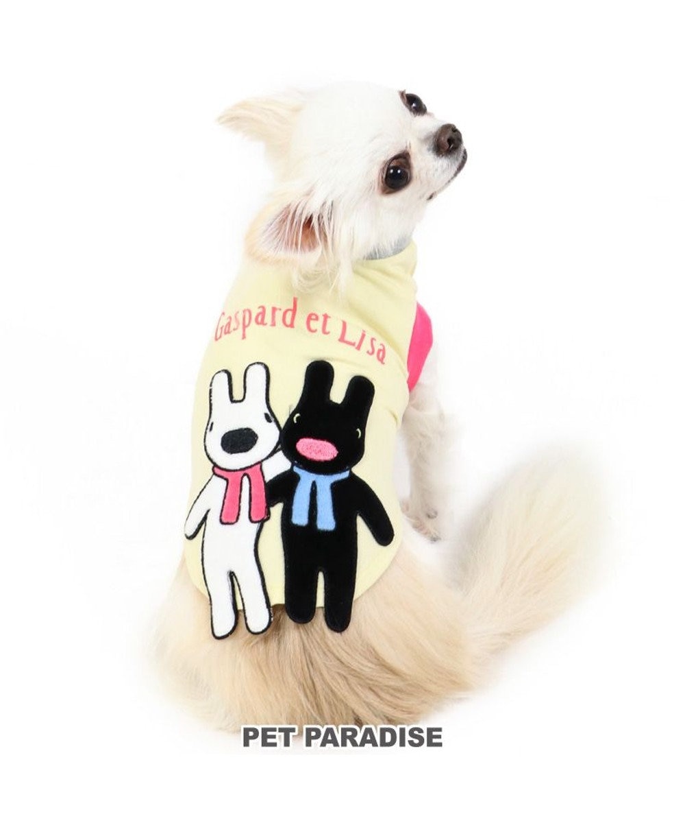 PET PARADISE 犬 服 春服 リサとガスパール Ｔシャツ 〔小型犬〕 二人柄 はみだし ペットウエア ペットウェア ドッグウエア ドッグウェア ベビー 超小型犬 小型犬 -
