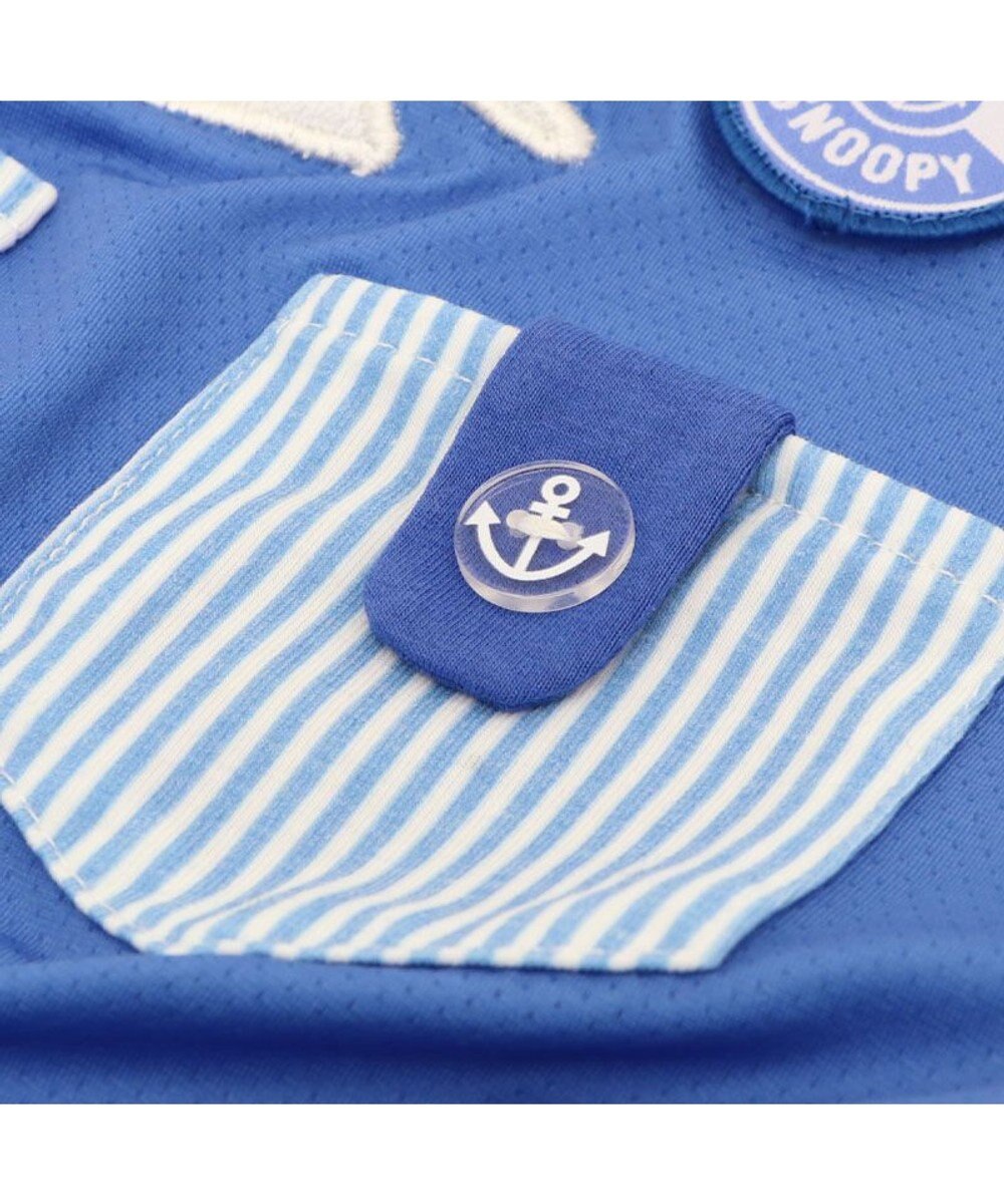 PET PARADISE スヌーピー エコメイド ロンパース 《マリン柄》 小型犬 