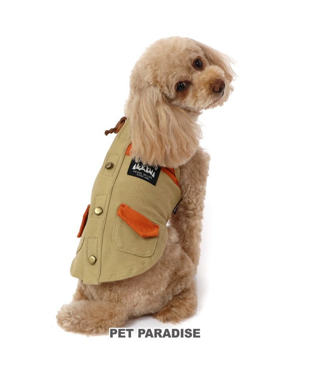 PET PARADISE ペットパラダイス 背中開きベスト 《オレンジ》 小型犬 オレンジ