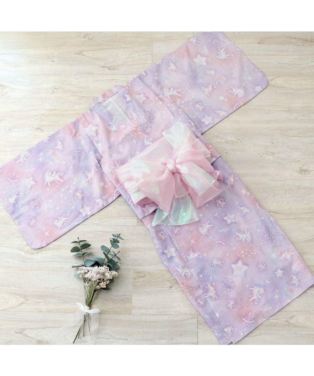 Mother garden 2025 マザーガーデン ユニコーン 2Way 浴衣  《ミルキーウェイ》　110/120/130/140 