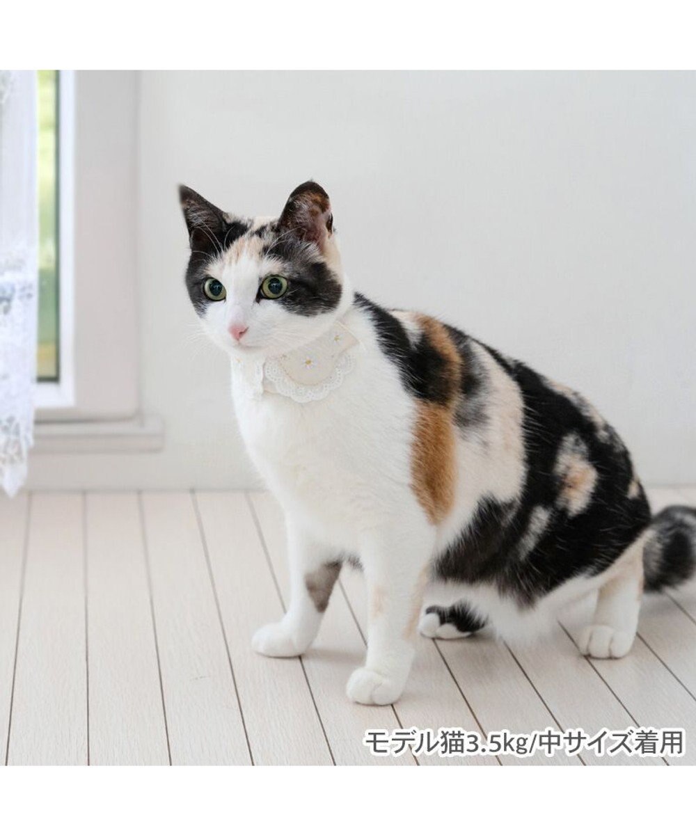 ペットパラダイス 猫首輪 お花襟付き S / M / PET PARADISE