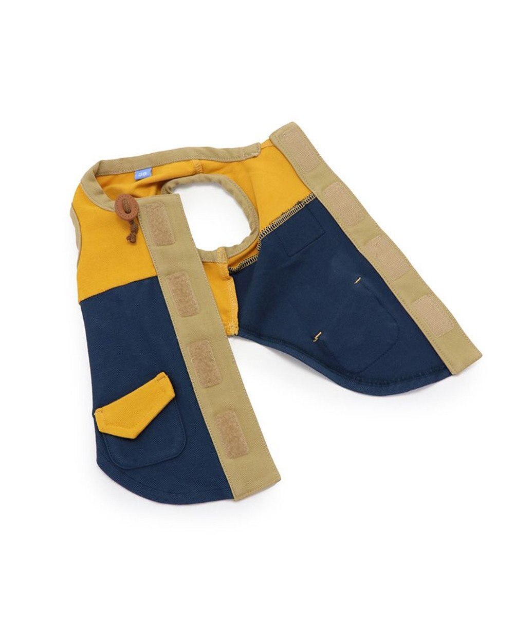 PET PARADISE ペットパラダイス 背中開きベスト ネイビー 【中型犬】 