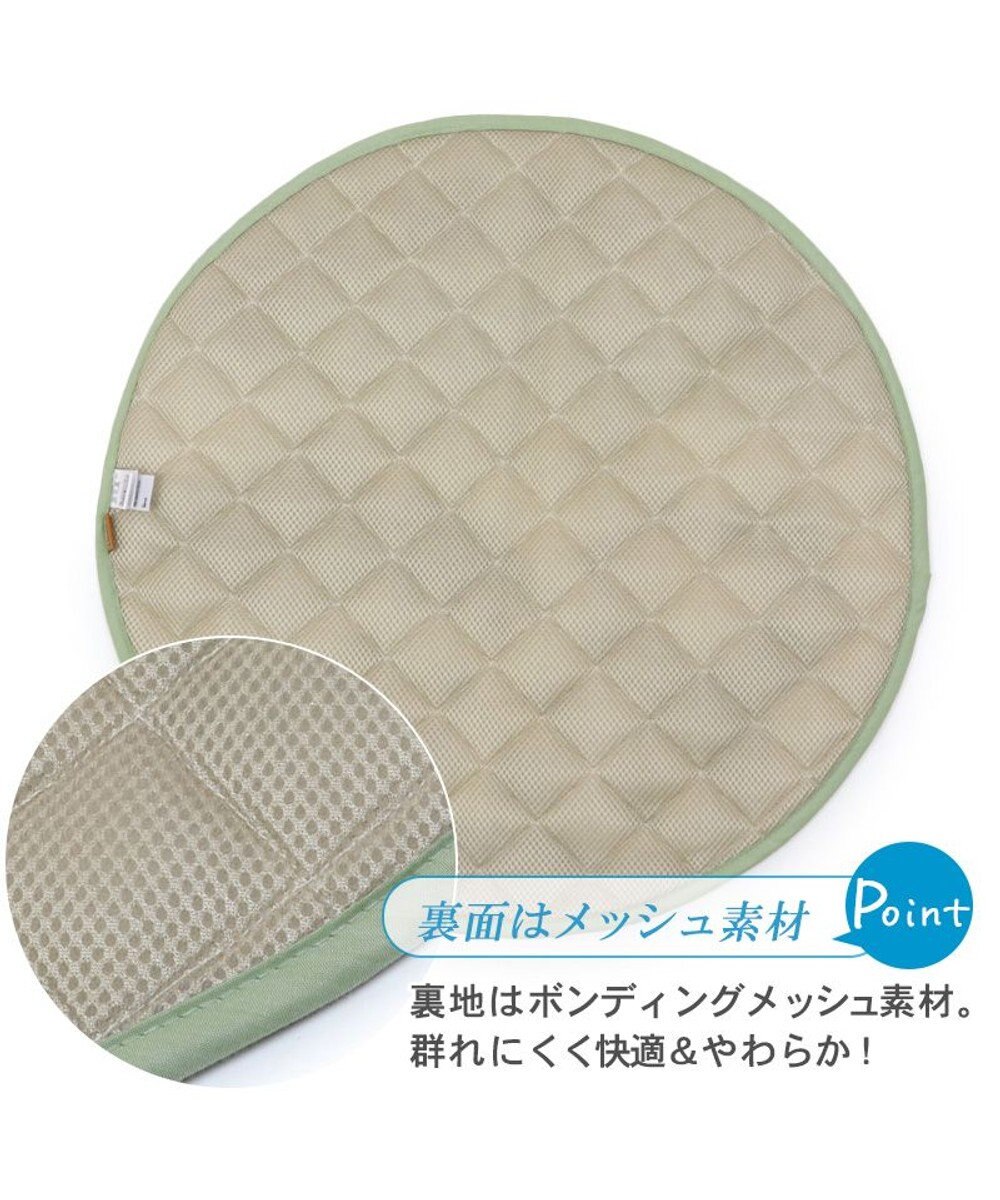 PET PARADISE スヌーピースカウト柄 柔らか クールマットM (90cm) 《丸型》 