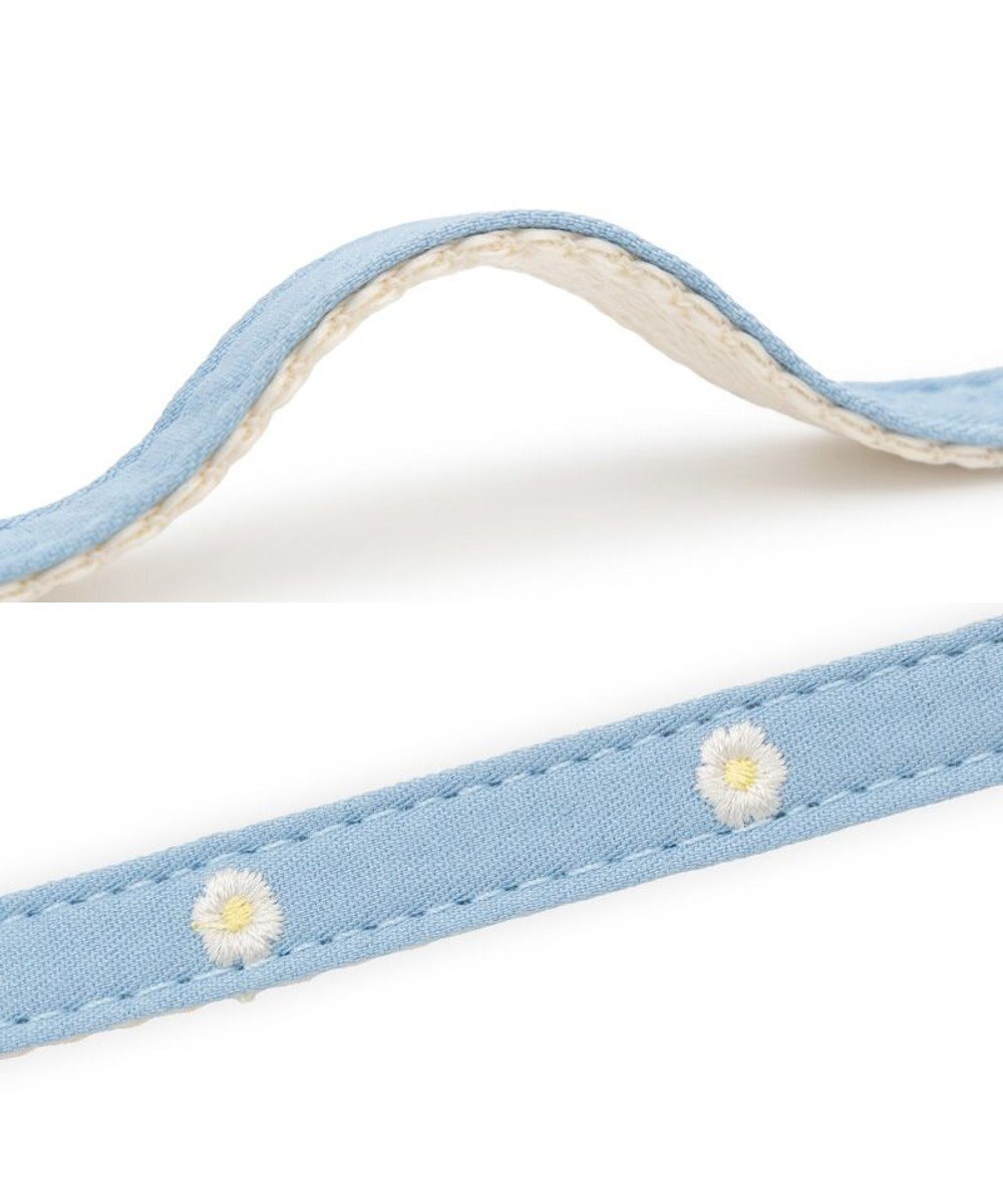 PET PARADISE ペットパラダイス 小花柄 デニム リード Ｍ～Ｌ 大型犬 