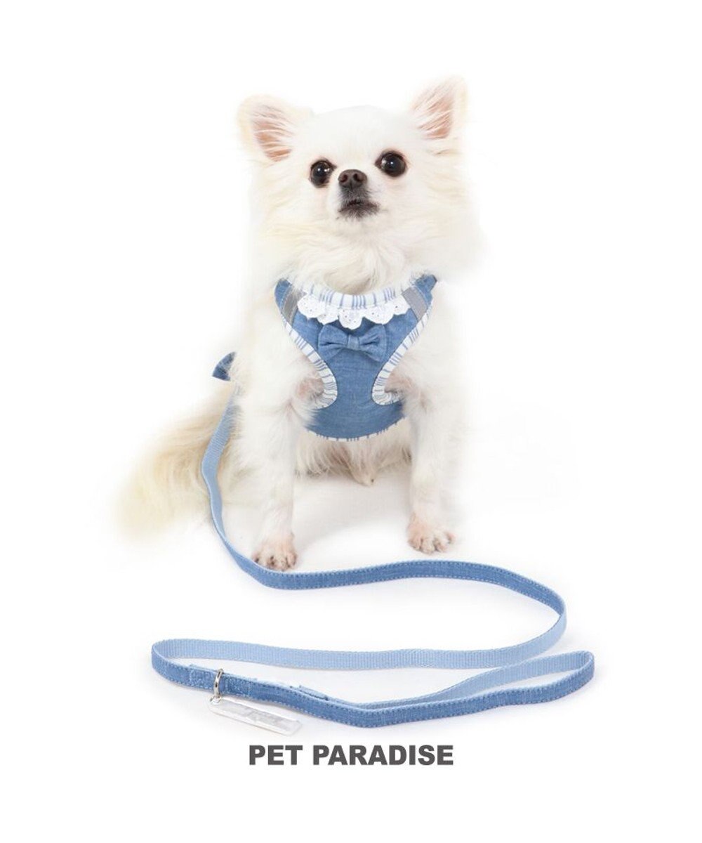 ペットパラダイス フリル デニム ハーネス リード ３ｓ Pet Paradise 通販 雑貨とペット用品の通販サイト マザーガーデン ペットパラダイス