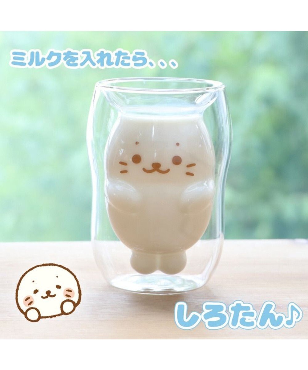 Mother garden しろたん ダブルウォールグラス 《 しろたん 》 単品 