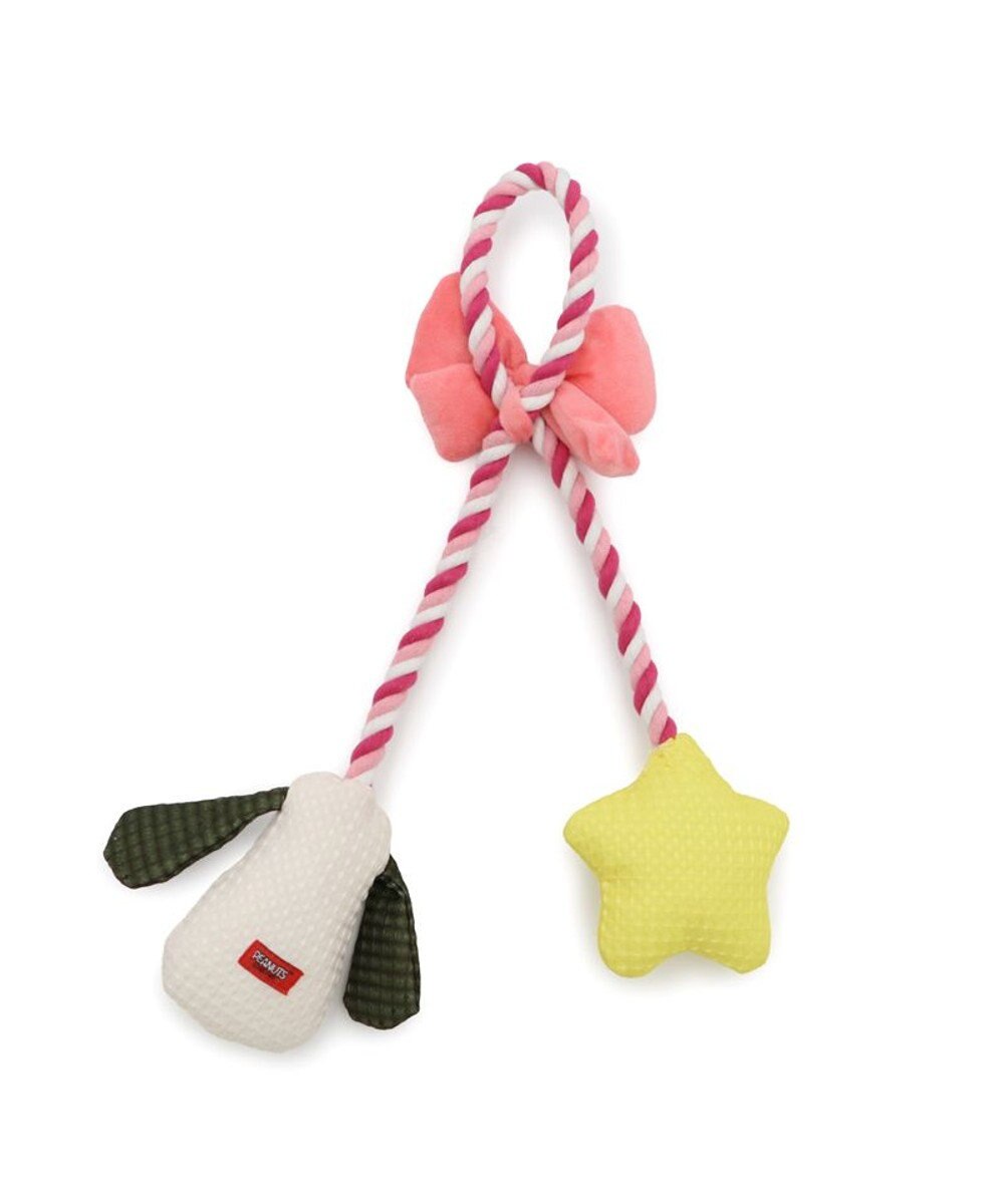 PET PARADISE スヌーピー リボン ロープ トイ 