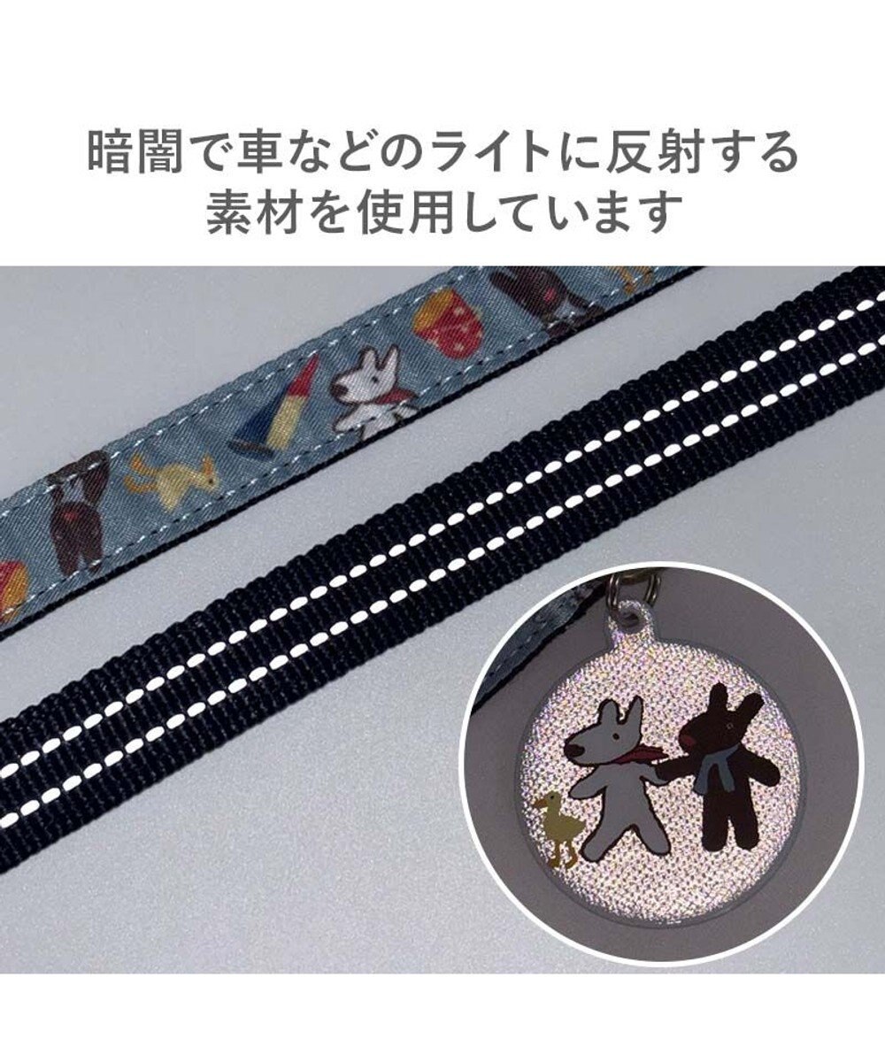 PET PARADISE リサとガスパール 刺繍柄 リード ４Ｓ～３Ｓ 
