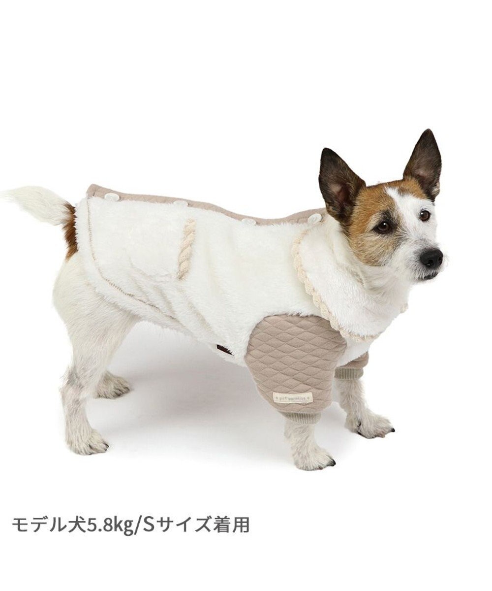 ペットパラダイス ボアジャケット 襟付き 小型犬, -, ３Ｓ