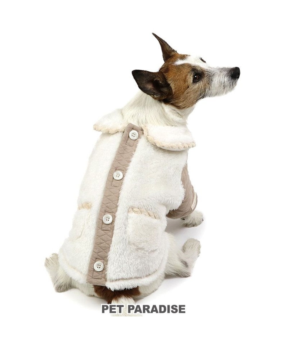 PET PARADISE ペットパラダイス ボアジャケット 襟付き 小型犬 -