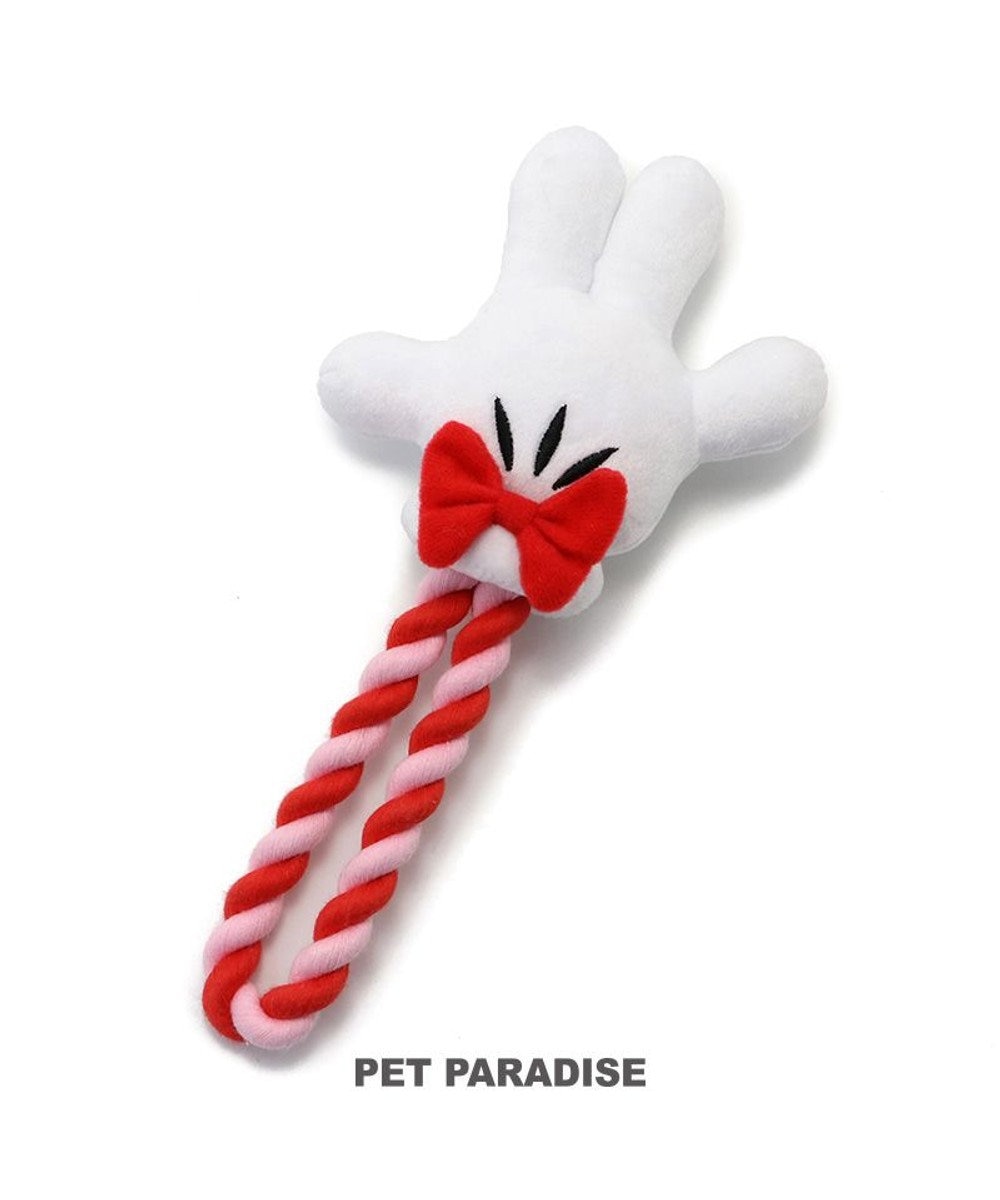 PET PARADISE ペットパラダイス ディズニーミニーマウス 手のロープおもちゃ -