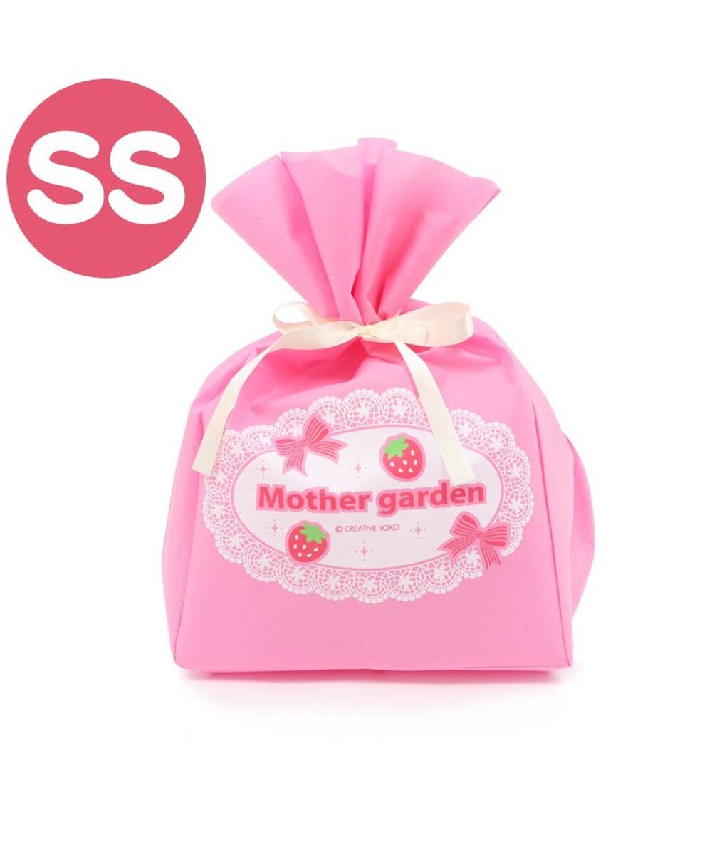 Mother garden 【ギフト巾着セット商品】  1.5歳からの木のおもちゃ いちごのころころスウィーツ
