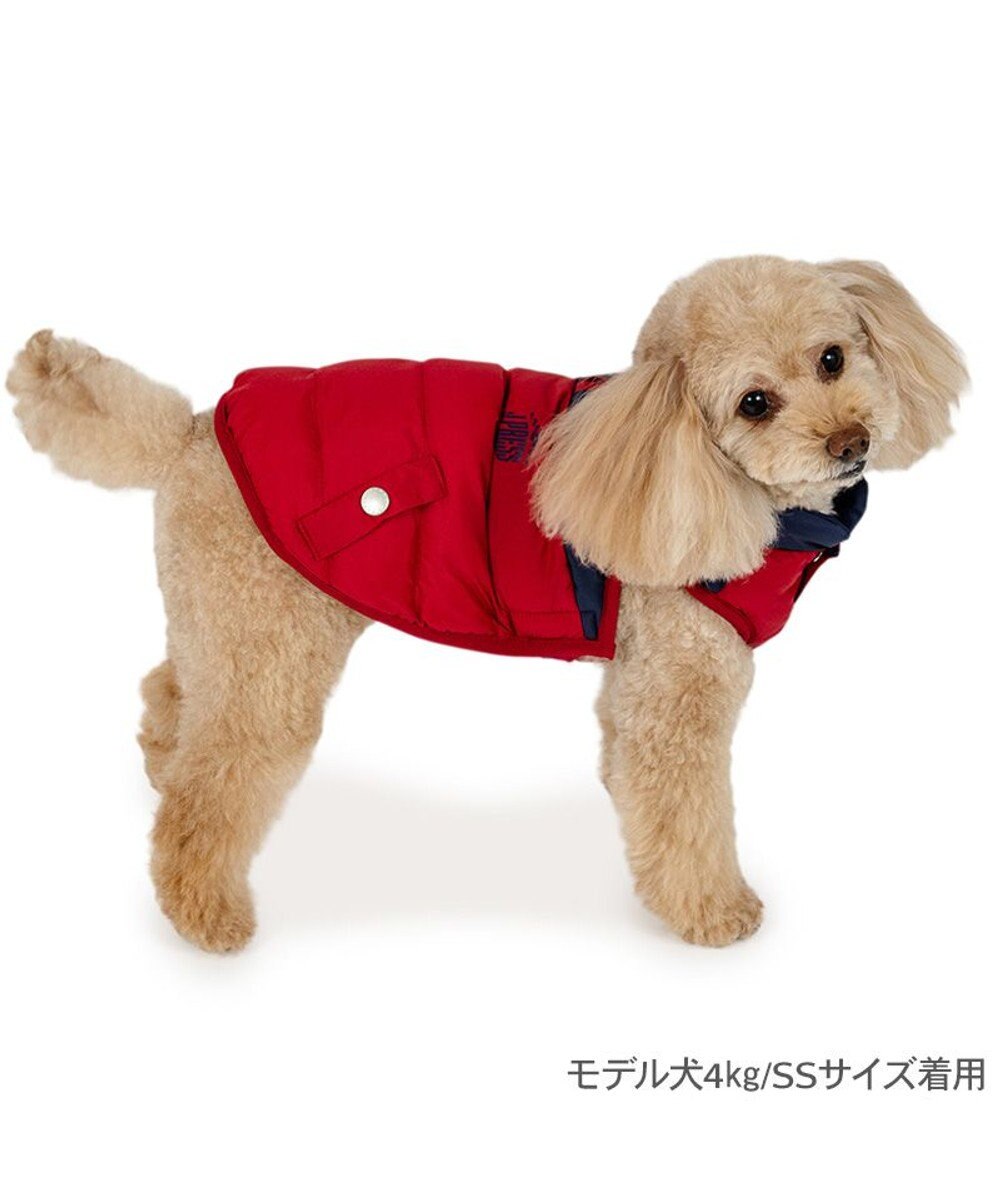 PET PARADISE J.PRESS 配色 綿入れ ベスト 小型犬 