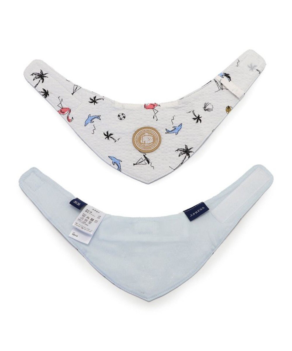 PET PARADISE J.PRESS リップル クールバンダナ 中型犬 