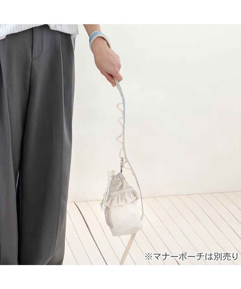 PET PARADISE ペットパラダイス 小花柄 デニム リード Ｍ～Ｌ 大型犬 