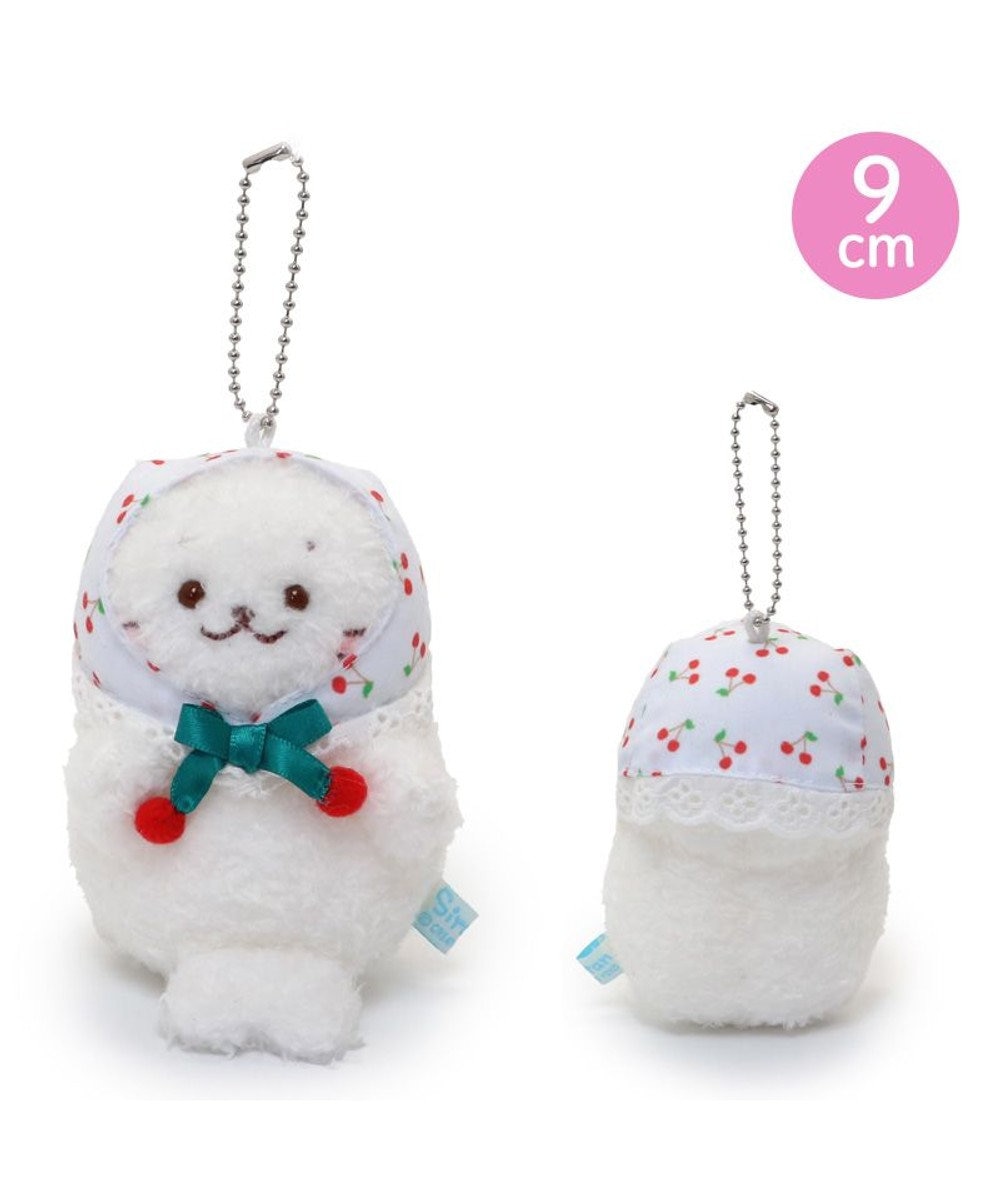Mother garden しろたん  マスコットキーホルダー 《ピュアさくらんぼ》 