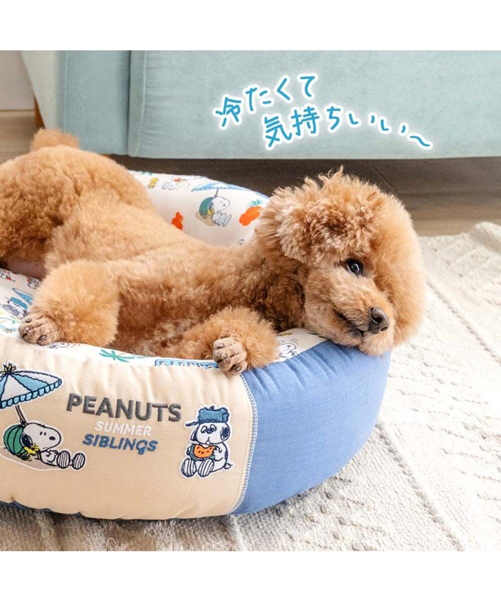 PET PARADISE スヌーピー クール 丸カドラー 《サマーバケーション柄》 Ｍ 