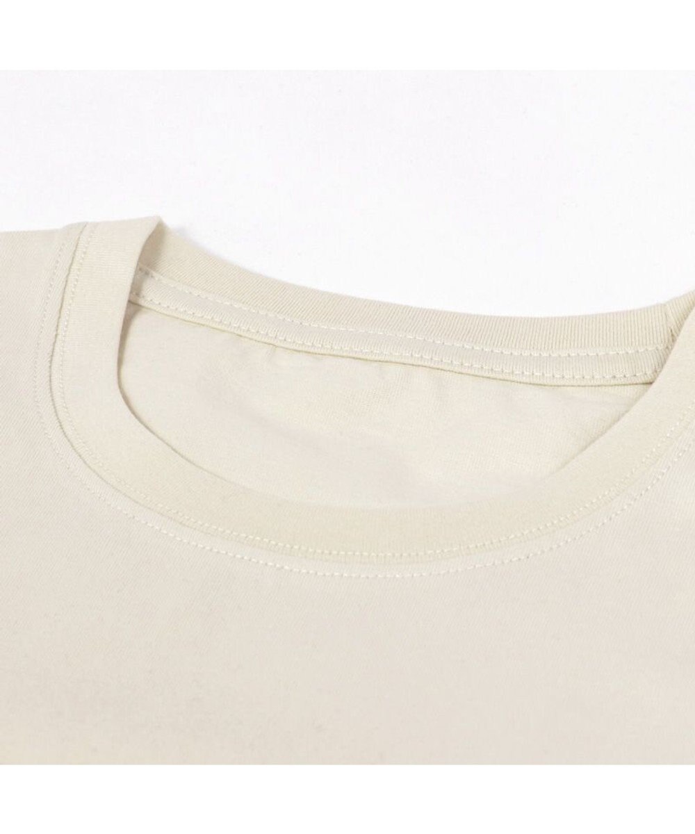 Mother garden しろたん Tシャツ 半袖  《タテゴトアザラシ的 シロタン図柄》 ベージュ色 S/M/L/XL