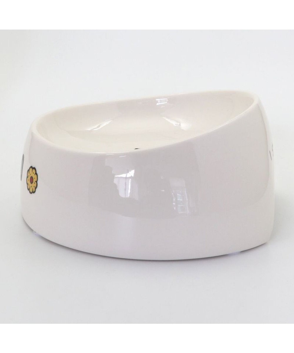 PET PARADISE 【受注生産】スヌーピー えさ皿 食器 名前と誕生日が入ります！  オーダーメイドフードボウル【大】 