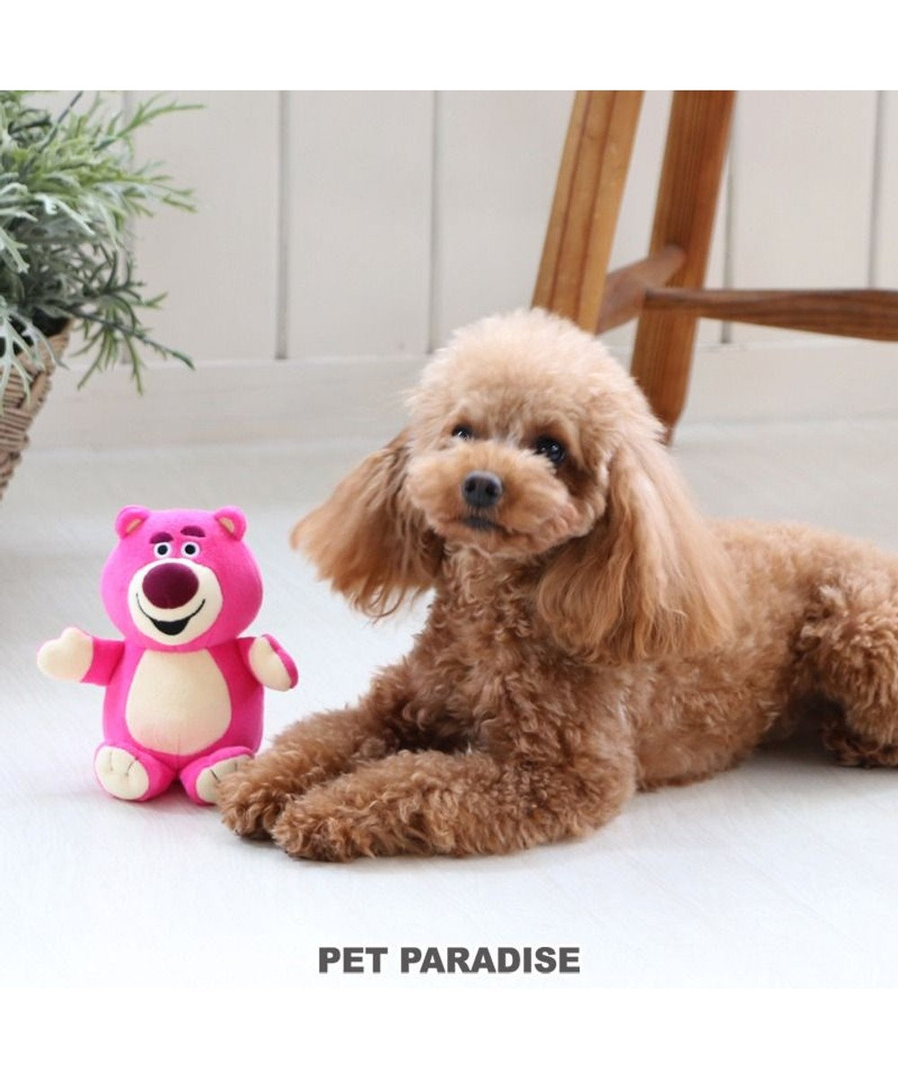 PET PARADISE 犬用品 ペットグッズ 犬 おもちゃ ペットパラダイス ディズニー トイ・ストーリー ロッツォ おすわり | トイストーリー おうちで遊ぼう おうち時間 オモチャ ペット トイ 玩具 TOY 小型犬 かわいい おもしろ インスタ映え キャラクター ピンク（濃）