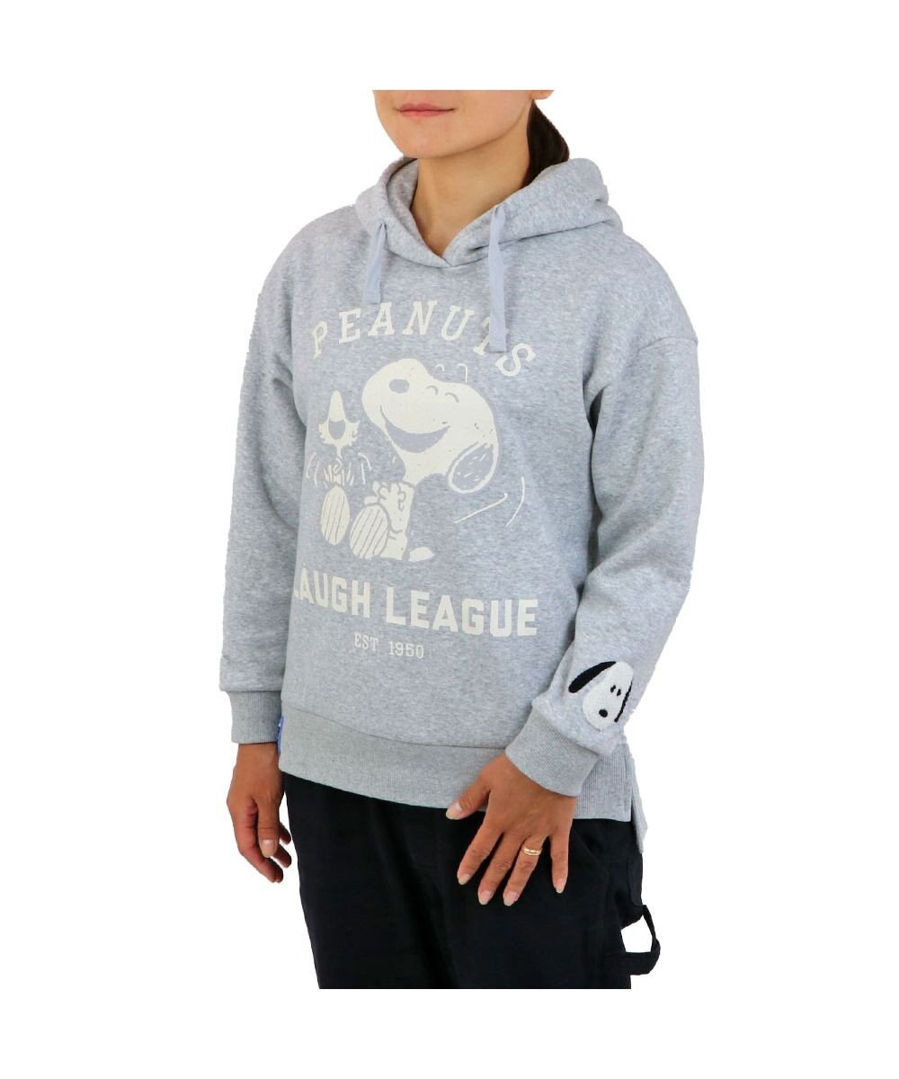 PET PARADISE スヌーピー ずっ友 お揃い パーカー 《グレー》 オーナー用 